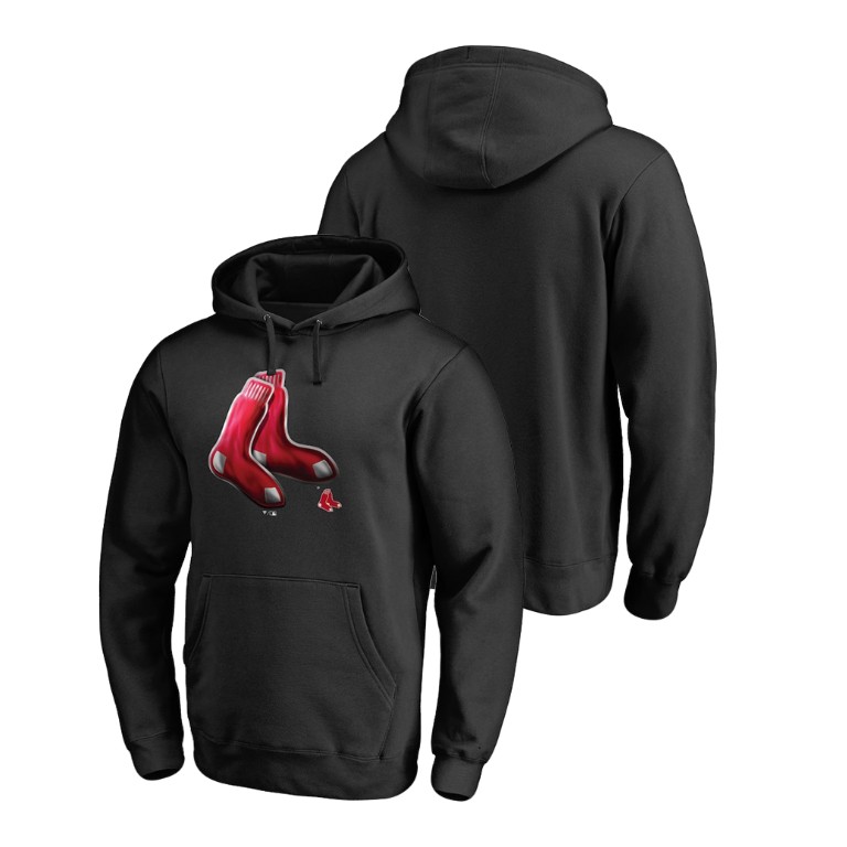 Boston Red Sox Big & Tall Black Midnight Mascot Hoodie