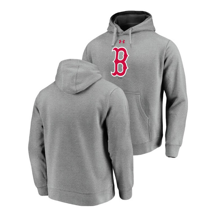 Boston Red Sox Commitment Performance Heathered Gray Team Mark Hoodie Boston Red Sox Commitment Performance Heathered Gray Team Mark Hoodie