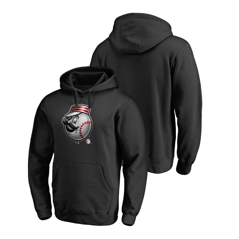 Cincinnati Reds Big & Tall Black Midnight Mascot Hoodie
