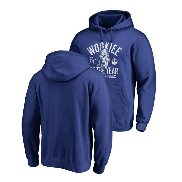 Kansas City Royals Royal Star Wars Wookiee Of The Year Hoodie Kansas City Royals Royal Star Wars Wookiee Of The Year Hoodie