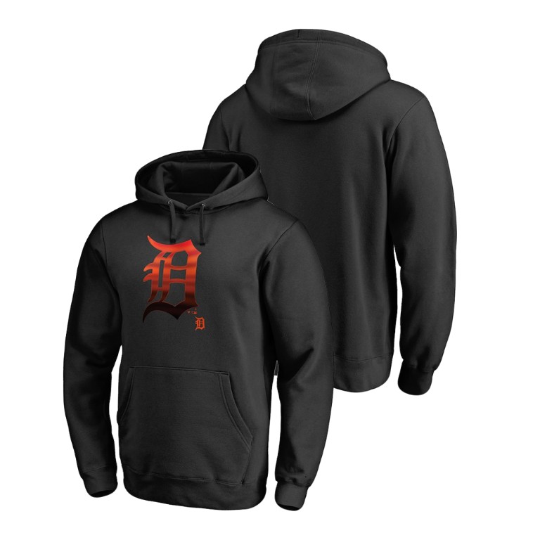 Detroit Tigers Big & Tall Black Midnight Mascot Hoodie