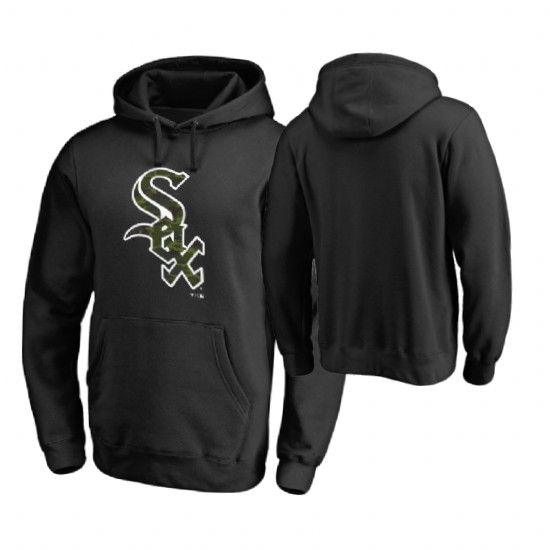 Chicago White Sox Big & Tall Black Memorial Wordmark Hoodie Chicago White Sox Big & Tall Black Memorial Wordmark Hoodie