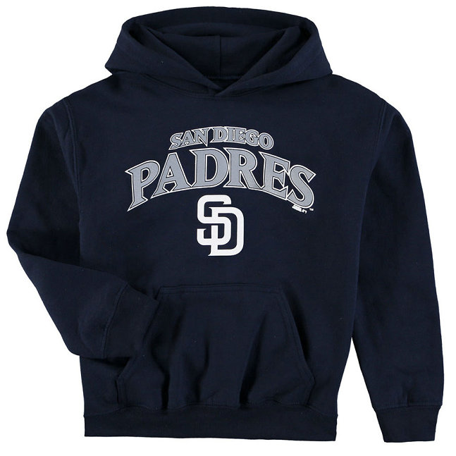 YOUTH - Padres Stitches Team Fleece Navy Pullover Hoodie YOUTH - Padres Stitches Team Fleece Navy Pullover Hoodie