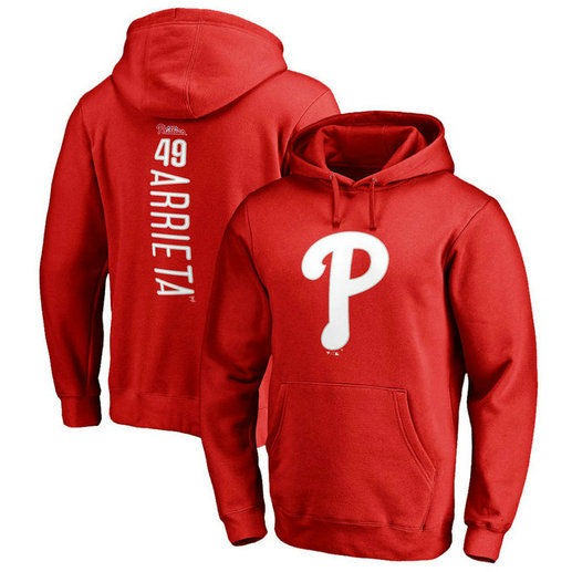Philadelphia Phillies Backer Red Hoodie