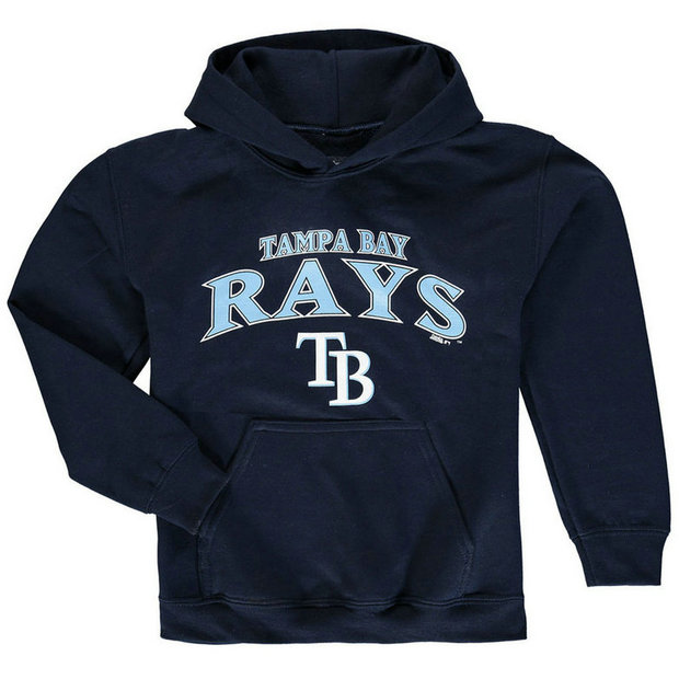 YOUTH - Rays Stitches Team Fleece Navy Pullover Hoodie YOUTH - Rays Stitches Team Fleece Navy Pullover Hoodie