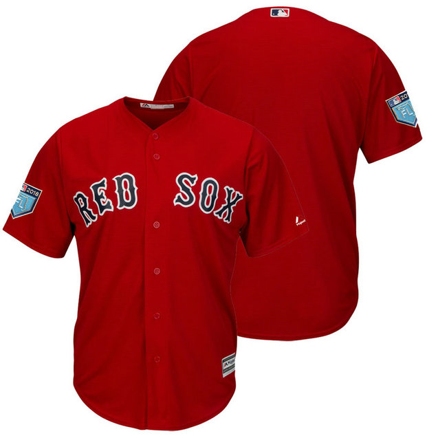 Boston Red Sox Scarlet 2018 Spring Training Cool Base Team Jersey Boston Red Sox Scarlet 2018 Spring Training Cool Base Team Jersey