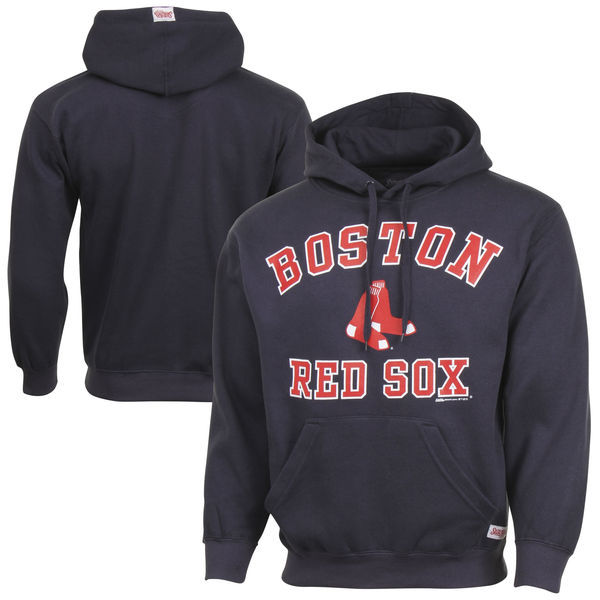 Red Sox Stiches Fleece Navy Pullover Hoodie Red Sox Stiches Fleece Navy Pullover Hoodie