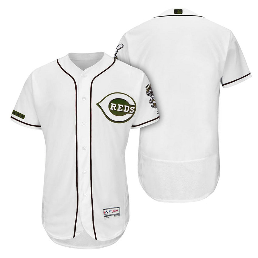 Cincinnati Reds White Alternate 2018 Authentic Collection Flex Base Jersey