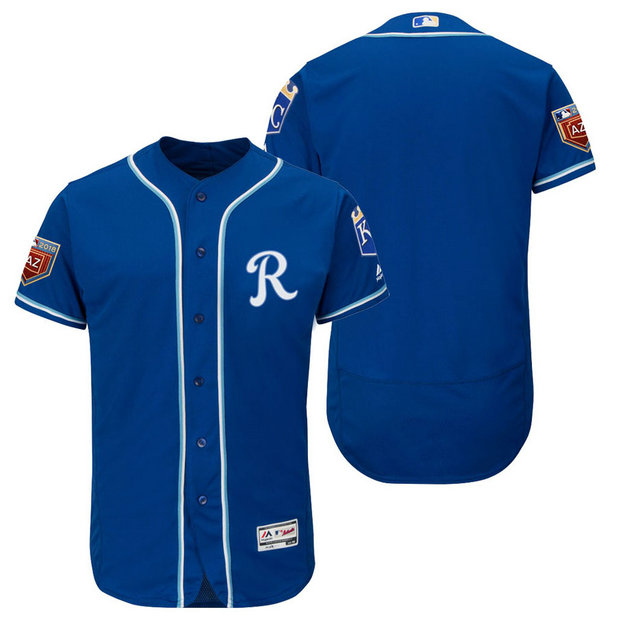 Kansas City Royals Royal 2018 Spring Training Flex Base Team Jersey Kansas City Royals Royal 2018 Spring Training Flex Base Team Jersey