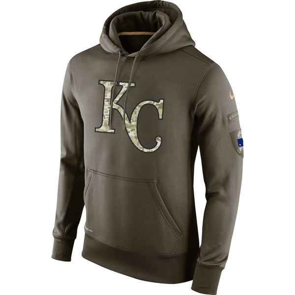 Kansas City Royals Salute To Service Olive Hoodie Kansas City Royals Salute To Service Olive Hoodie