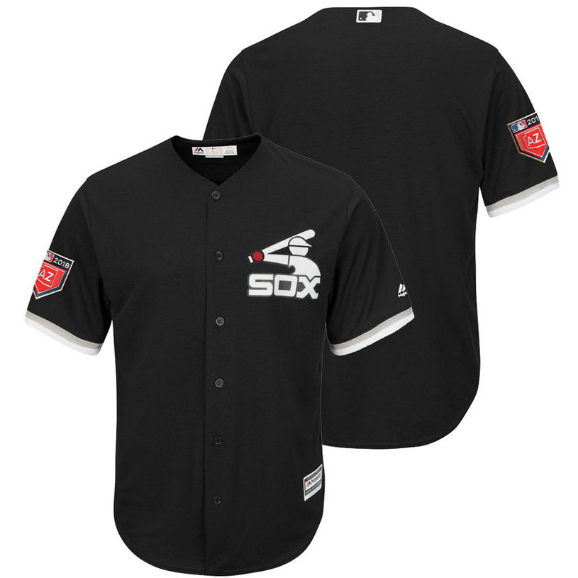 Chicago White Sox Black 2018 Spring Training Cool Base Team Jersey Chicago White Sox Black 2018 Spring Training Cool Base Team Jersey