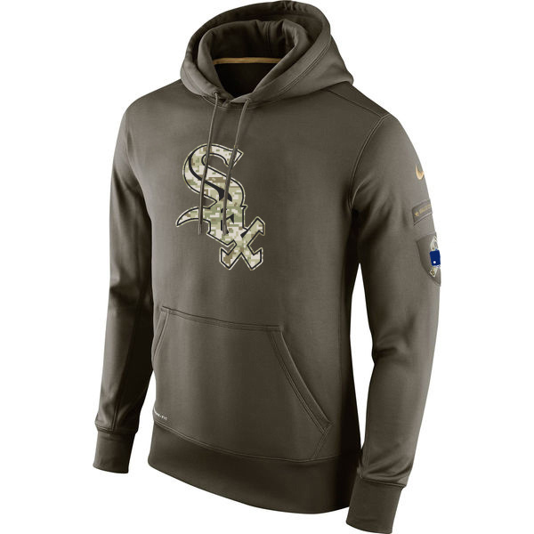Chicago White Sox Salute To Service Olive Hoodie