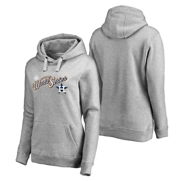 WOMEN - Houston Astros 2017 World Series Bound Pullover Heather Gray Hoodie