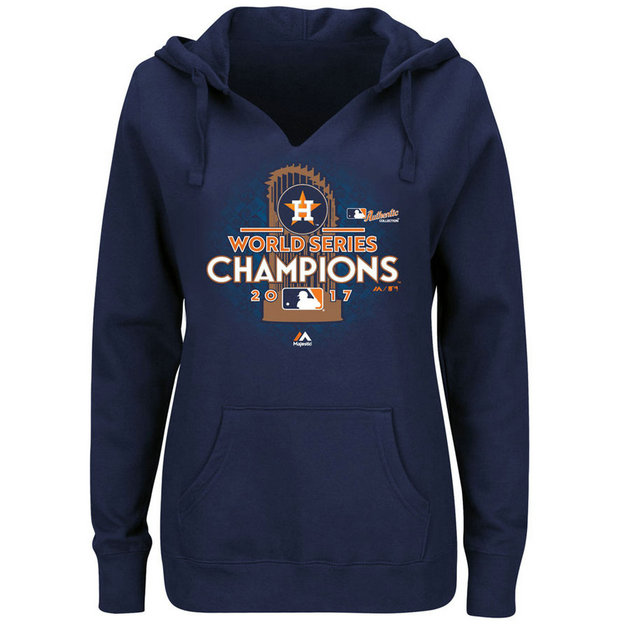 WOMEN - Houston Astros 2017 World Series Champions Locker Room Pullover Navy Hoodie WOMEN - Houston Astros 2017 World Series Champions Locker Room Pullover Navy Hoodie