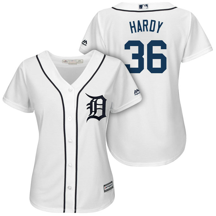 Women Tigers #36 Blaine Hardy 2018 Home Cool Base Jersey