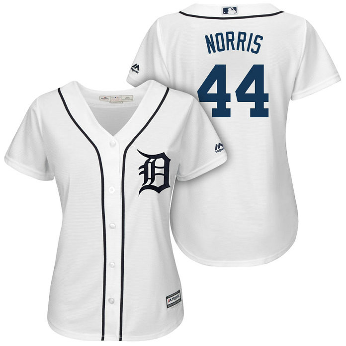 Women Tigers #44 Daniel Norris 2018 Home Cool Base Jersey
