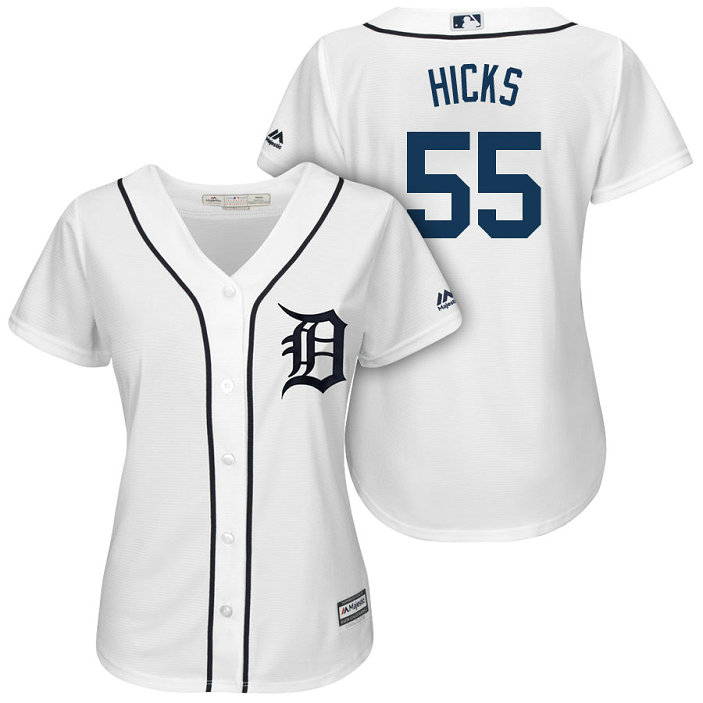 Women Tigers #55 John Hicks 2018 Home Cool Base Jersey Women Tigers #55 John Hicks 2018 Home Cool Base Jersey