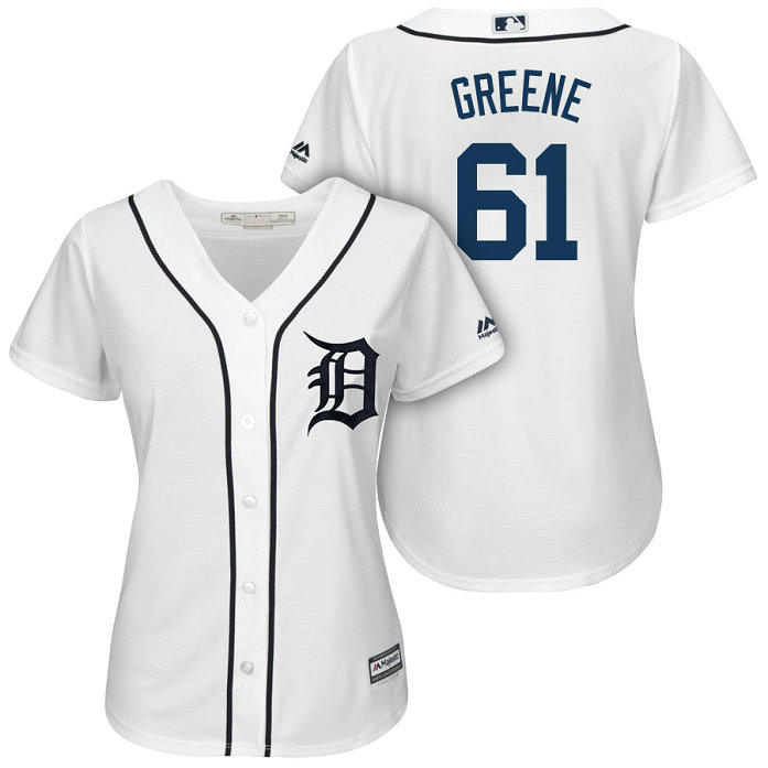 Women Tigers #61 Shane Greene 2018 Home Cool Base Jersey Women Tigers #61 Shane Greene 2018 Home Cool Base Jersey
