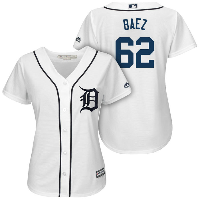 Women Tigers #62 Sandy Baez 2018 Home Cool Base Jersey Women Tigers #62 Sandy Baez 2018 Home Cool Base Jersey