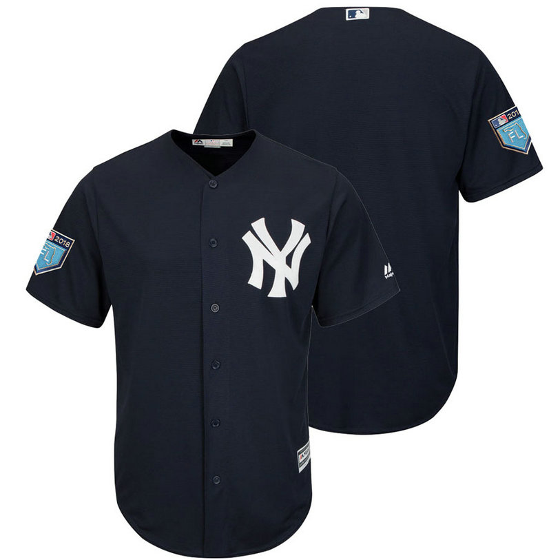 New York Yankees Navy 2018 Spring Training Cool Base Team Jersey New York Yankees Navy 2018 Spring Training Cool Base Team Jersey