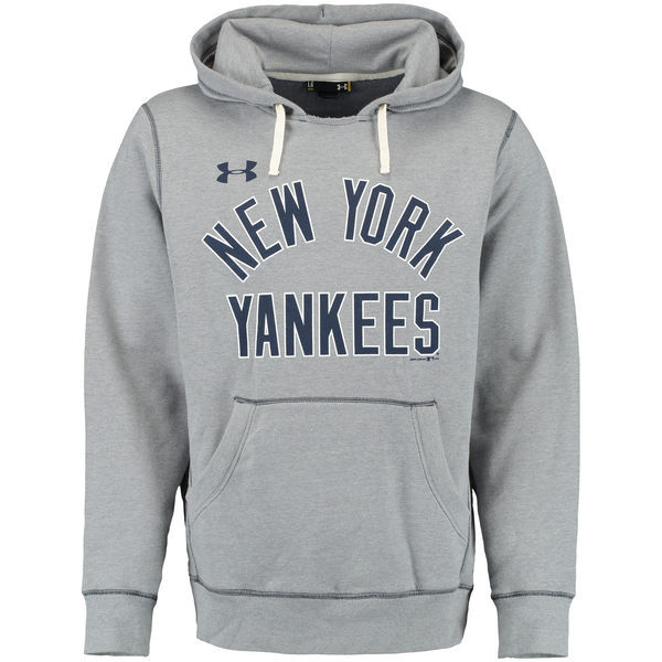 Yankees Stitches Fleece Gray Pullover Hoodie Yankees Stitches Fleece Gray Pullover Hoodie