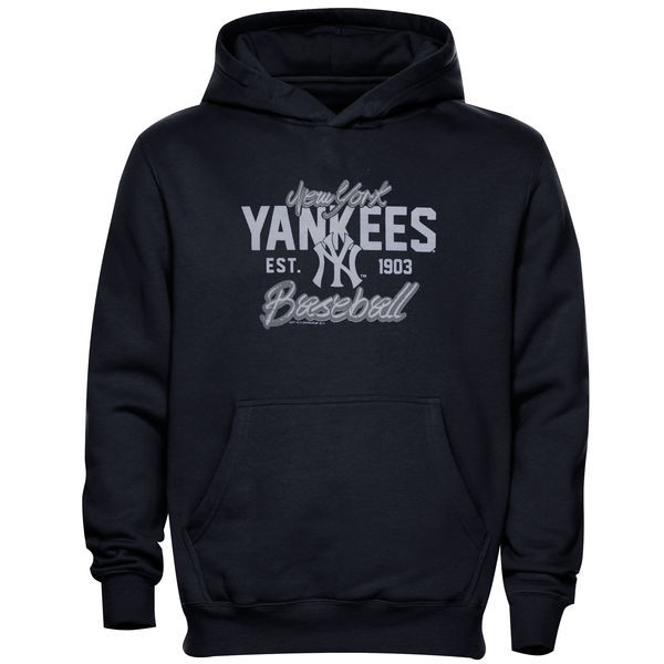 Yankees Throwback Fleece Navy Pullover Hoodie Yankees Throwback Fleece Navy Pullover Hoodie