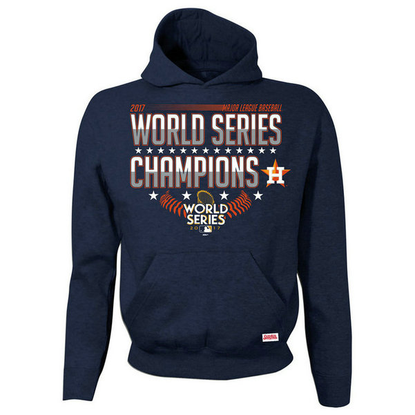 YOUTH - Houston Astros 2017 World Series Champions Pullover Navy Hoodie