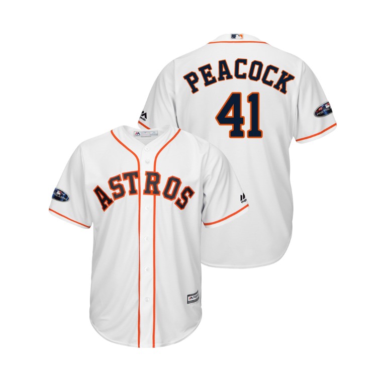 Houston Astros White #41 Brad Peacock Cool Base Jersey Houston Astros White #41 Brad Peacock Cool Base Jersey