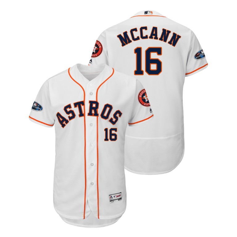 Houston Astros White #16 Brian McCann Flex Base Jersey Houston Astros White #16 Brian McCann Flex Base Jersey