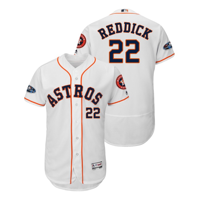 Houston Astros White #22 Josh Reddick Flex Base Jersey Houston Astros White #22 Josh Reddick Flex Base Jersey