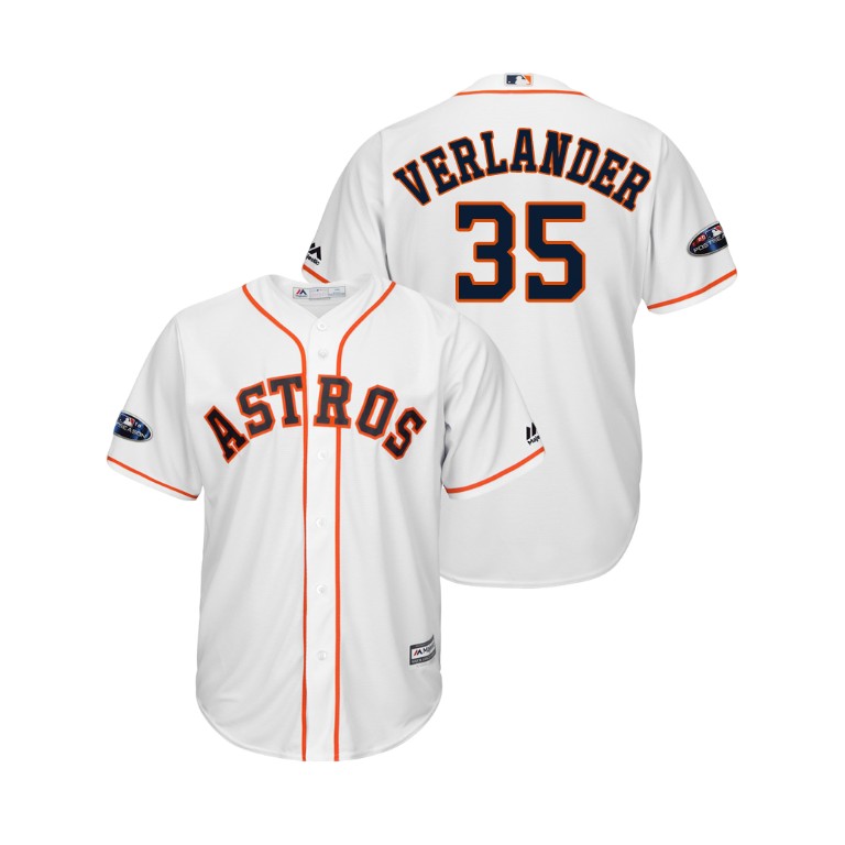 Houston Astros White #35 Justin Verlander Cool Base Jersey Houston Astros White #35 Justin Verlander Cool Base Jersey