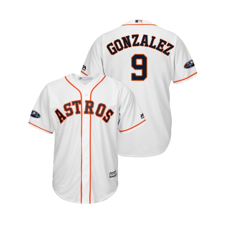 Houston Astros White #9 Marwin Gonzalez Cool Base Jersey Houston Astros White #9 Marwin Gonzalez Cool Base Jersey
