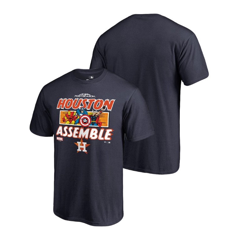 Houston Astros Marvel Avengers Assemble Navy T-Shirt