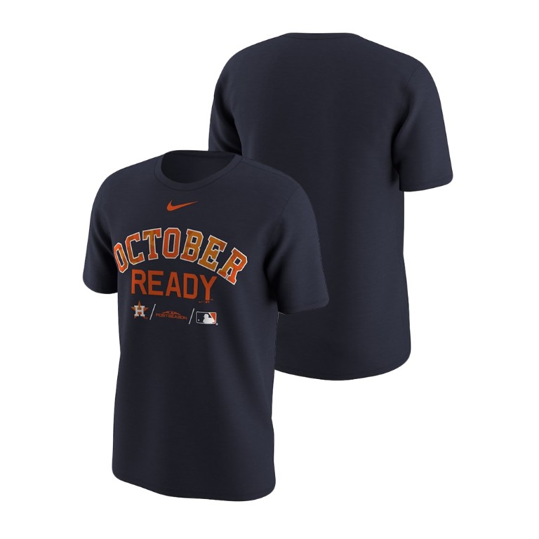 Houston Astros MLB Playoffs October Ready Navy Nike T-Shirt Houston Astros MLB Playoffs October Ready Navy Nike T-Shirt