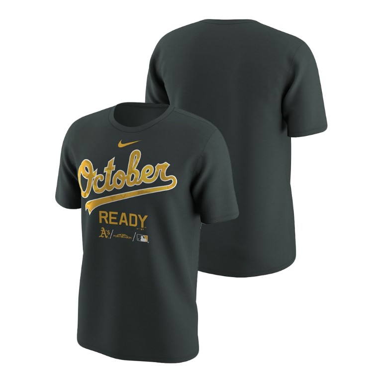 Oakland Athletics October Ready Green Nike T-Shirt Oakland Athletics October Ready Green Nike T-Shirt