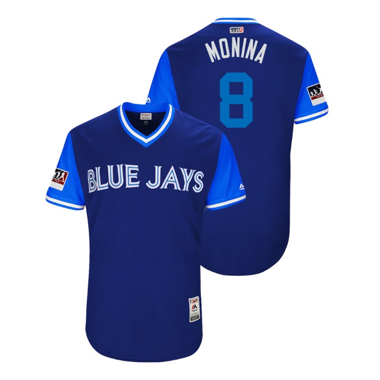Toronto Blue Jays Royal #8 Kendrys Morales Monina Jersey Toronto Blue Jays Royal #8 Kendrys Morales Monina Jersey
