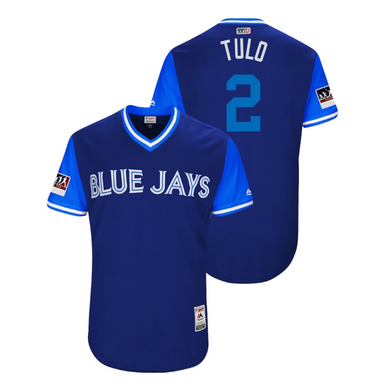 Toronto Blue Jays Royal #2 Troy Tulowitzki Tulo Jersey Toronto Blue Jays Royal #2 Troy Tulowitzki Tulo Jersey
