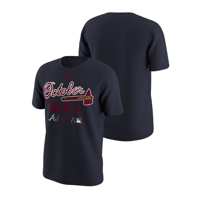 Atlanta Braves October Ready Navy Nike T-Shirt Atlanta Braves October Ready Navy Nike T-Shirt