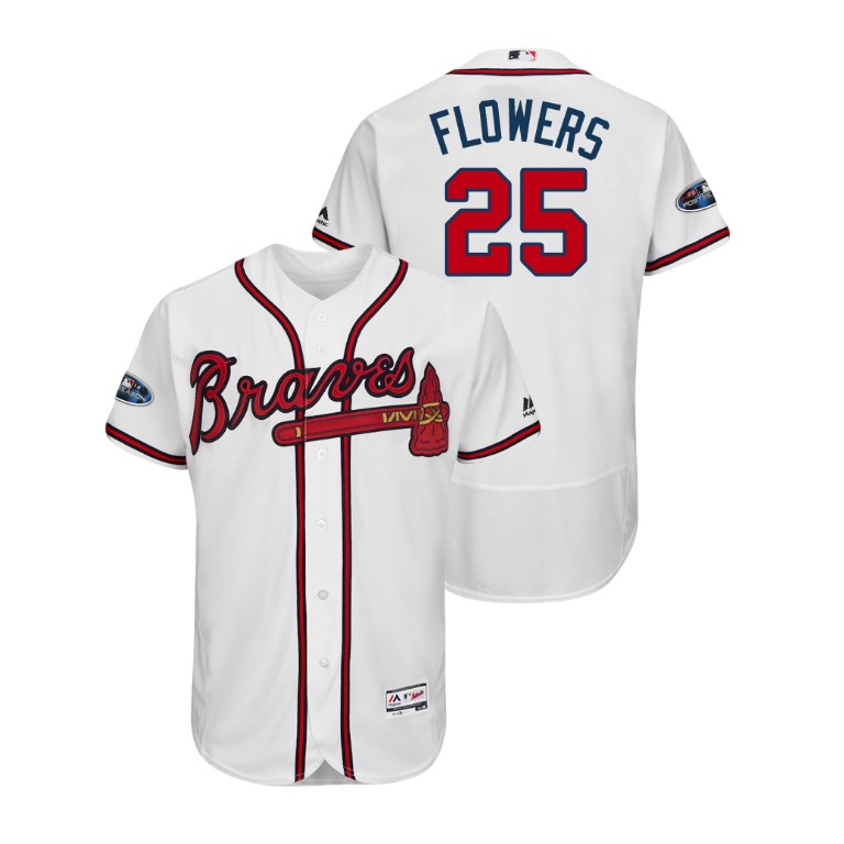 Atlanta Braves White #25 Tyler Flowers Flex Base Jersey Atlanta Braves White #25 Tyler Flowers Flex Base Jersey
