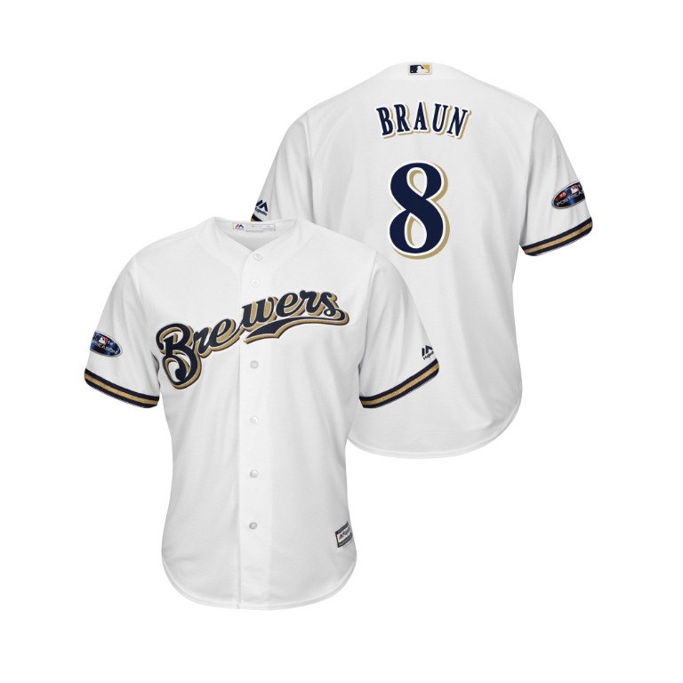 Milwaukee Brewers White #8 Ryan Braun Cool Base Jersey Milwaukee Brewers White #8 Ryan Braun Cool Base Jersey