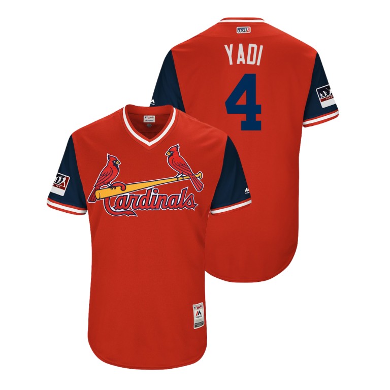 St. Louis Cardinals Red #4 Yadier Molina Yadi Jersey St. Louis Cardinals Red #4 Yadier Molina Yadi Jersey
