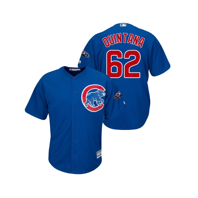 Chicago Cubs Royal #62 Jose Quintana Cool Base Jersey