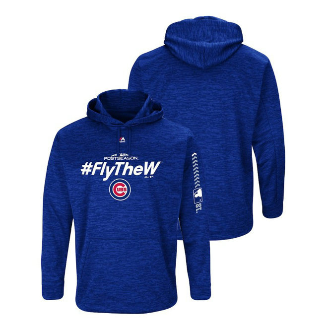 Chicago Cubs Streak Fleece Royal Authentic Collection Hoodie Chicago Cubs Streak Fleece Royal Authentic Collection Hoodie
