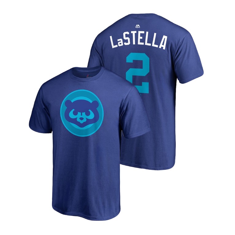 Chicago Cubs Royal #2 Tommy La Stella La Stella T-Shirt Chicago Cubs Royal #2 Tommy La Stella La Stella T-Shirt
