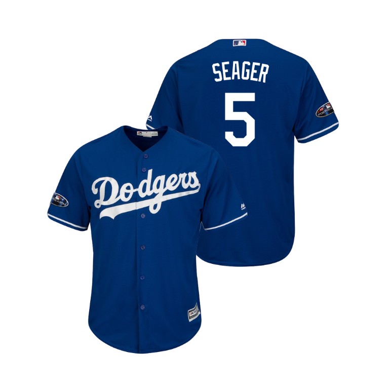 Los Angeles Dodgers Royal #5 Corey Seager Cool Base Jersey Los Angeles Dodgers Royal #5 Corey Seager Cool Base Jersey