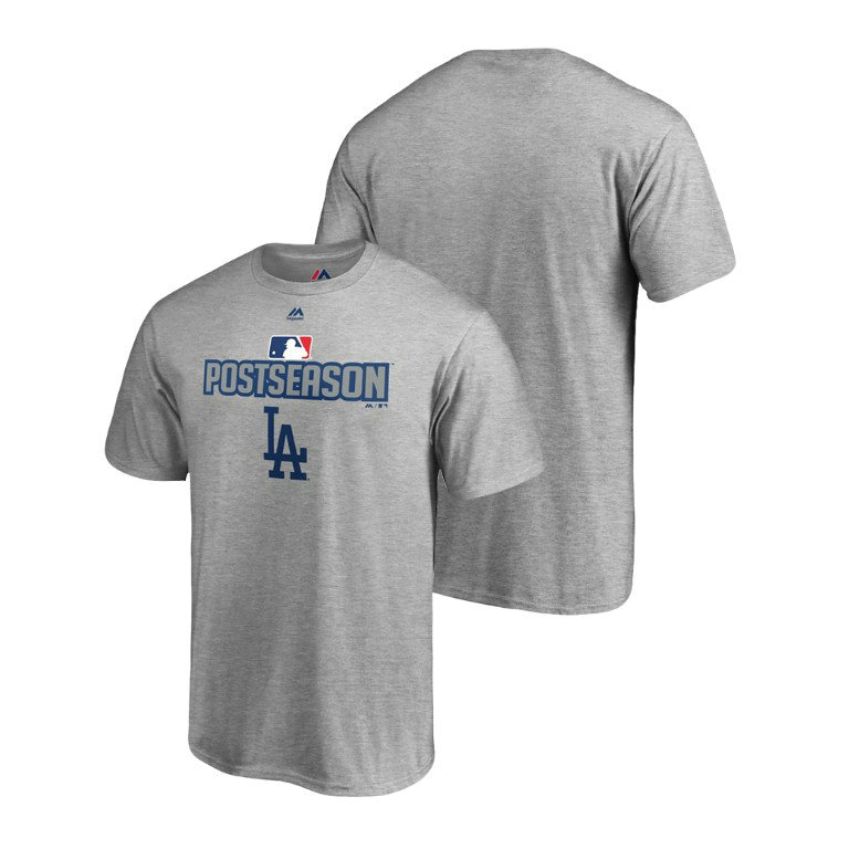 Los Angeles Dodgers Deck Heather Gray Majestic Big & Tall T-Shirt Los Angeles Dodgers Deck Heather Gray Majestic Big & Tall T-Shirt