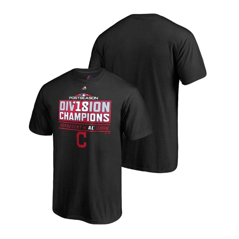 Cleveland Indians Runner Black 2018 AL Central Division Champions Majestic Big & Tall T-Shirt Cleveland Indians Runner Black 2018 AL Central Division Champions Majestic Big & Tall T-Shirt