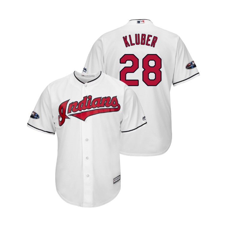Cleveland Indians White #28 Corey Kluber Cool Base Jersey Cleveland Indians White #28 Corey Kluber Cool Base Jersey