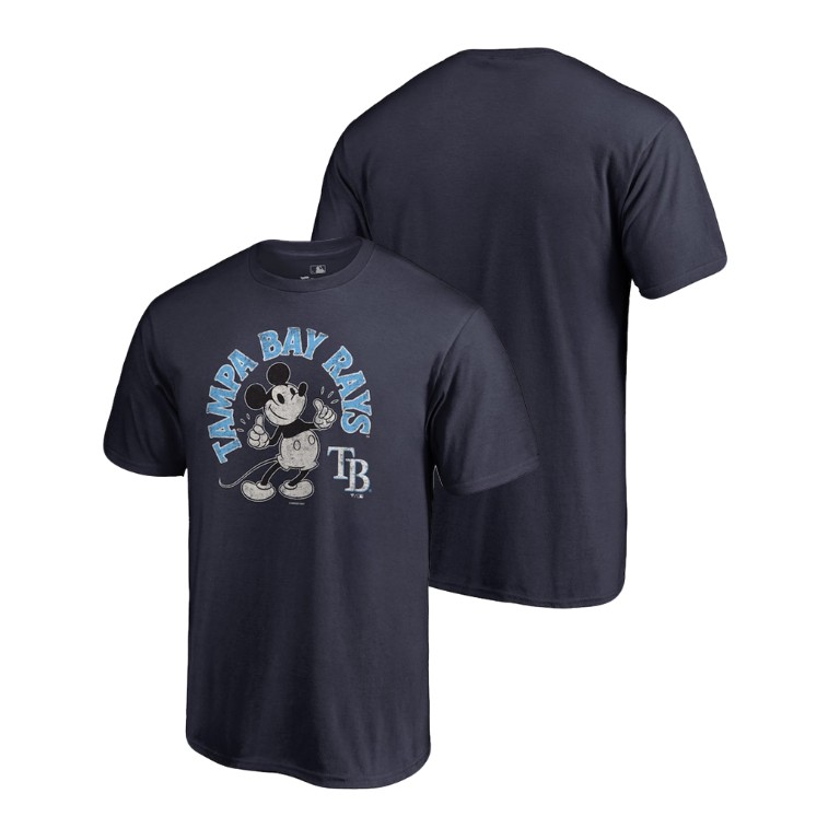 Tampa Bay Rays Navy Disney Mickey's True Original Arch T-Shirt Tampa Bay Rays Navy Disney Mickey's True Original Arch T-Shirt