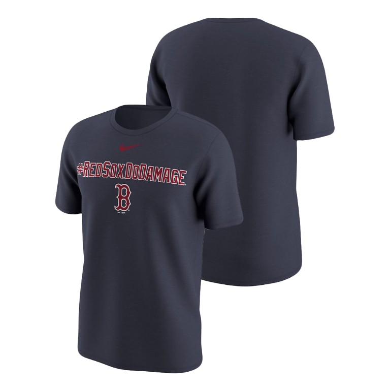 Boston Red Sox Playoff Participant Hunt Local Navy Nike T-Shirt Boston Red Sox Playoff Participant Hunt Local Navy Nike T-Shirt